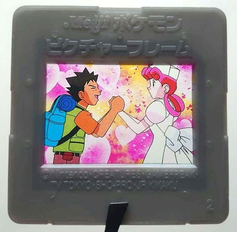 Meiji ポケモン ピクチャーフレーム　タケシ　ジョーイ