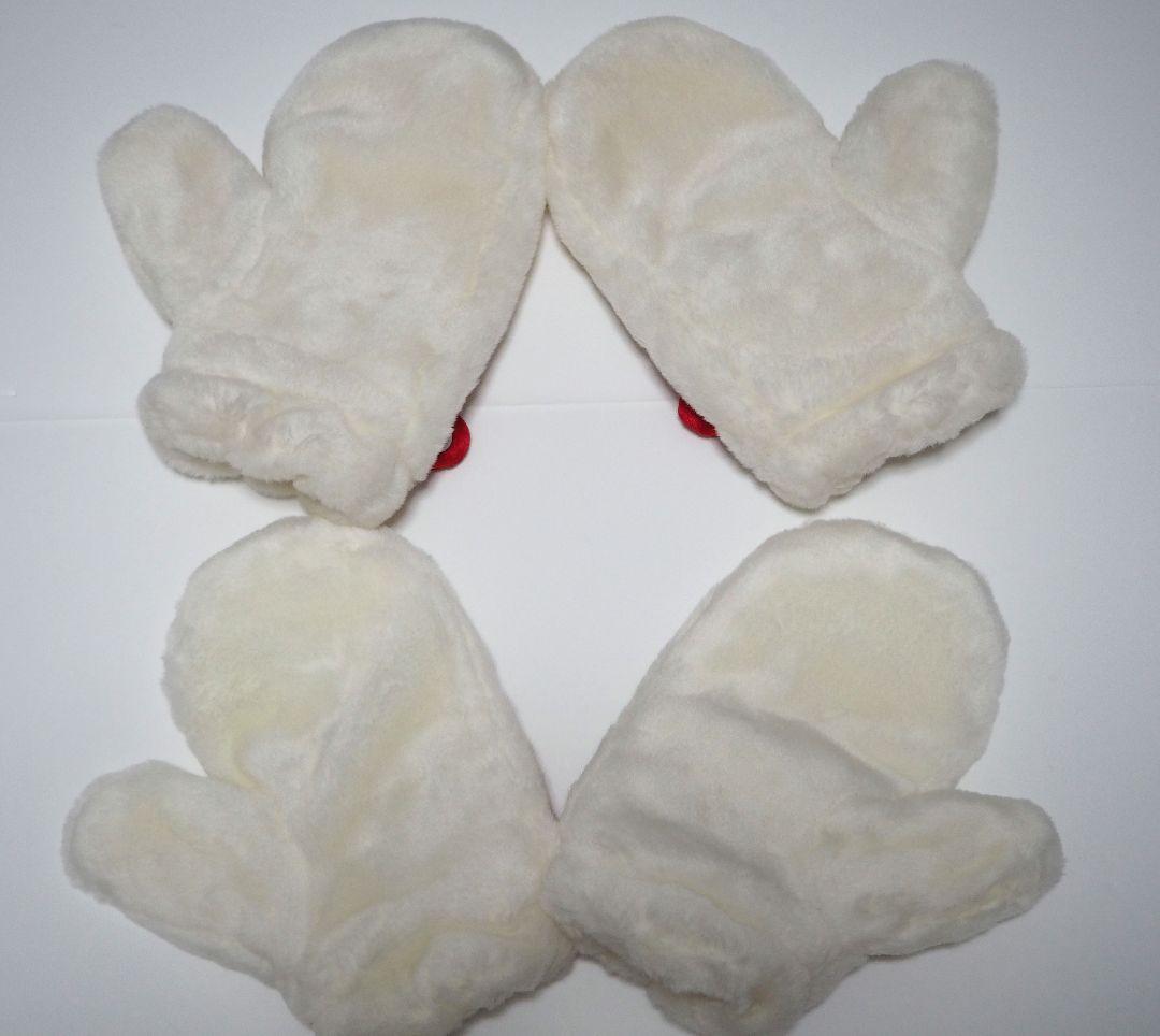 ディズニー　ミニー　 ファンキャップ 　手袋　ミトン　赤 水玉　パルパルーザ