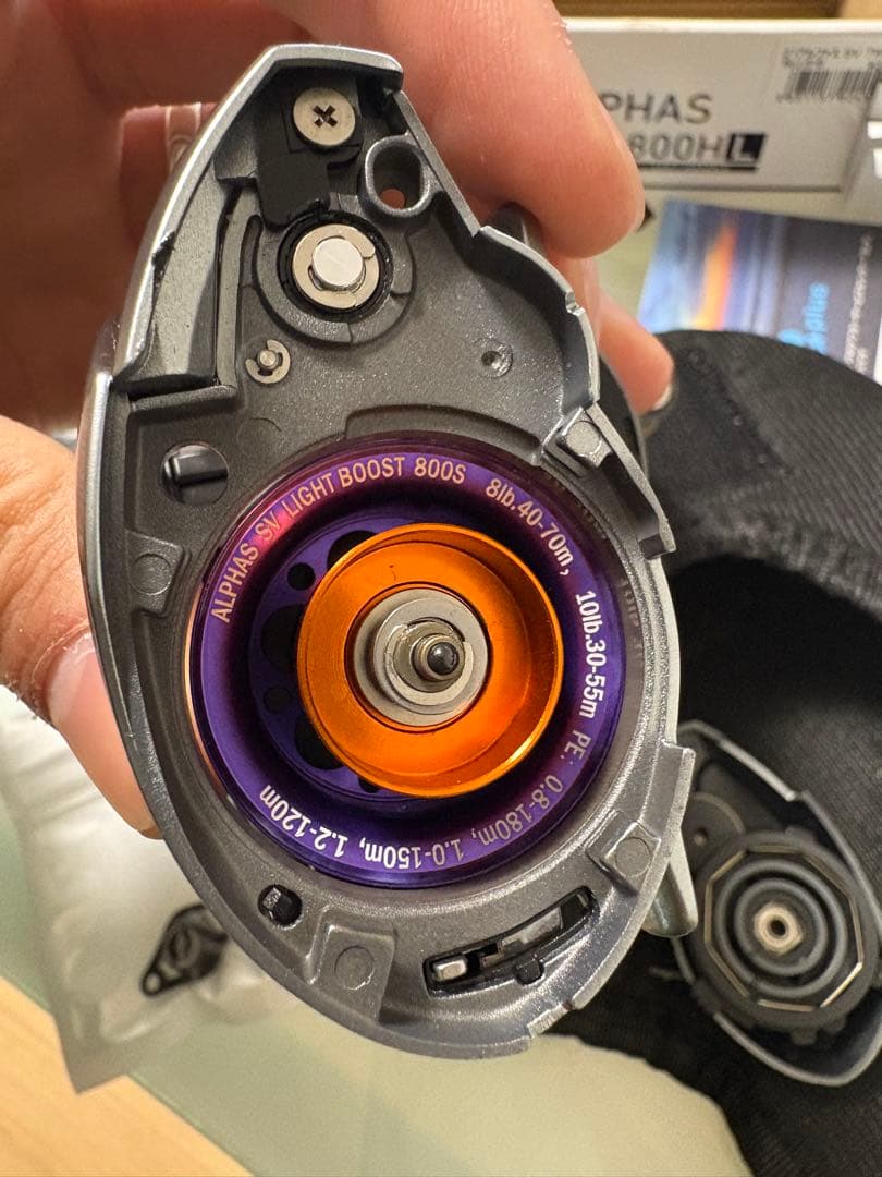 ALPHAS SV TW 800HL ベイトリール