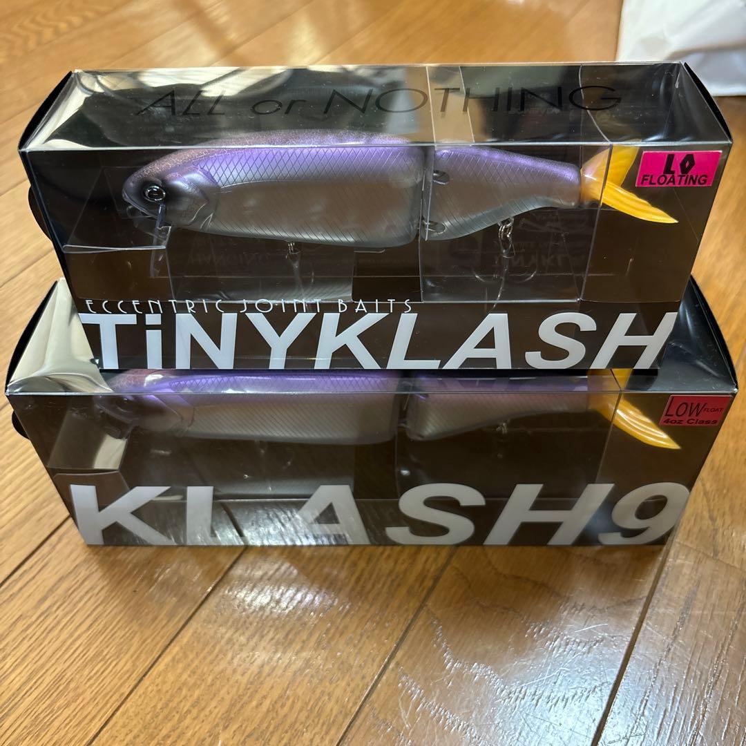 ルアー・フライ KLASH9 & TINY KLASH #grind purple
