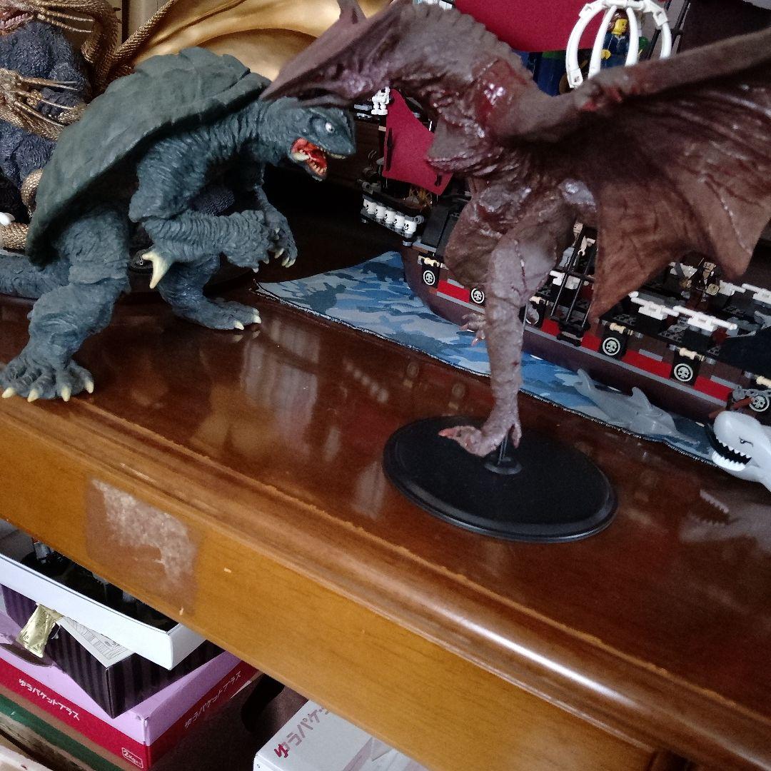 ゴジラ　ガメラ　ギャオス フィギュアセット