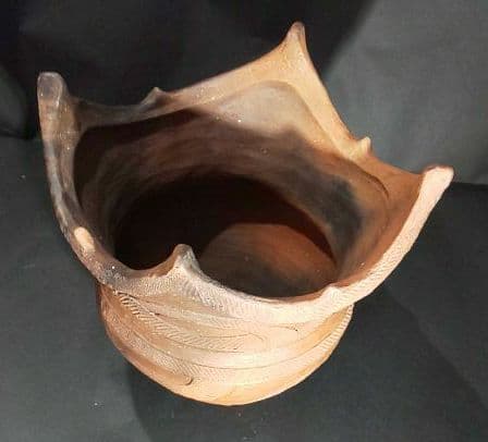 縄文深鉢形土器レプリカ/宮城県川崎町若林山遺跡