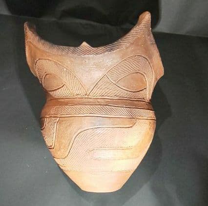 縄文深鉢形土器レプリカ/宮城県川崎町若林山遺跡