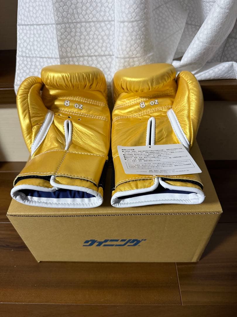 ウイニング winning RSCコラボ ボクシンググローブ 8オンス ゴールド