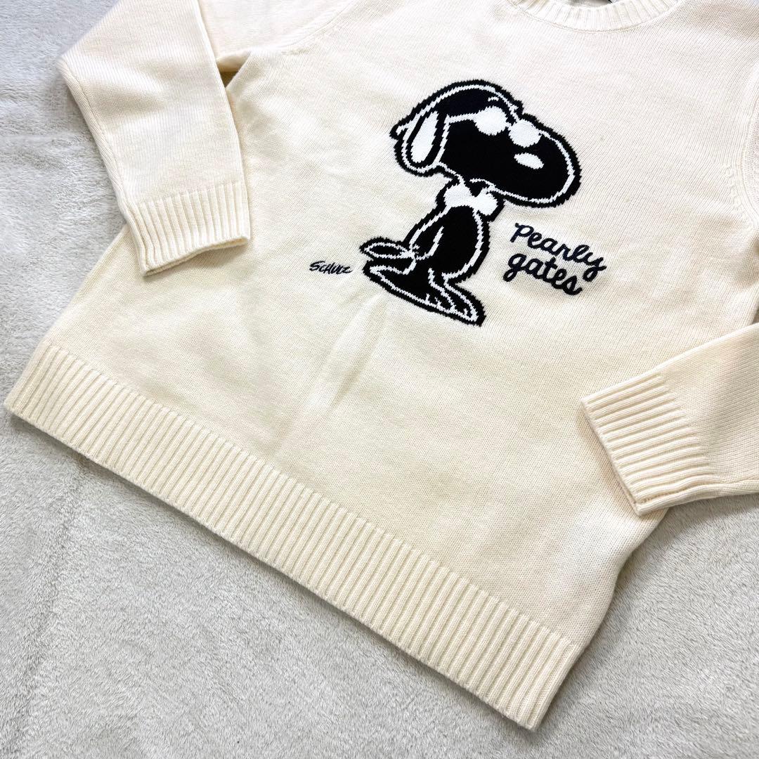 PEARLY GATES × PEANUTS クルーネックニット　サイズ4