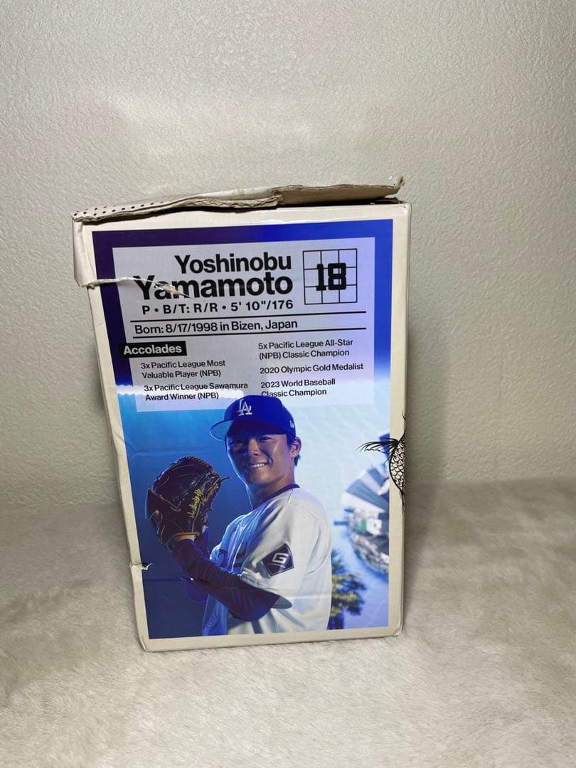 山本由伸 ボブルヘッド人形　ドジャーススタジアム限定配布 フィギュア