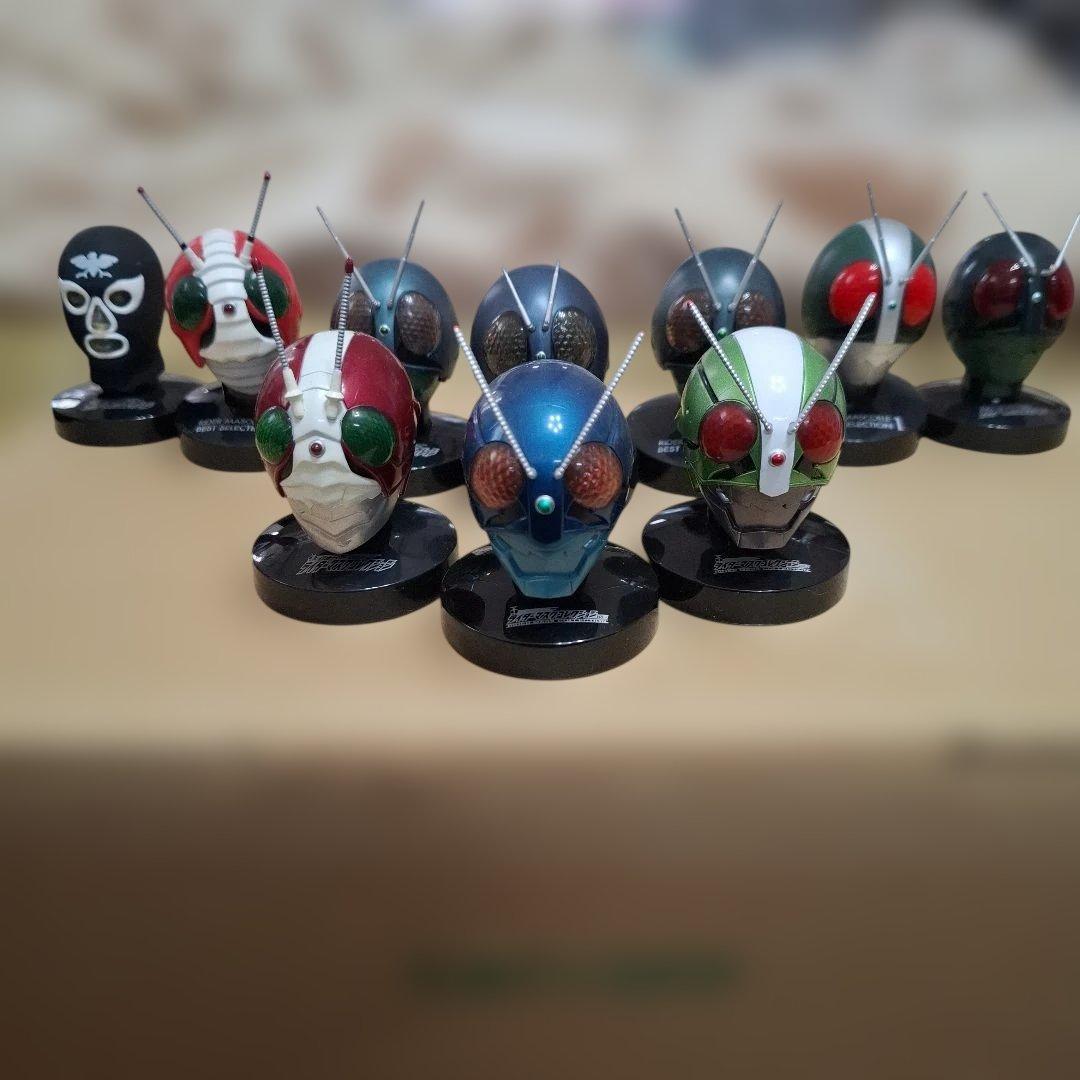 仮面ライダー マスクコレクションフィギュア 10体セット