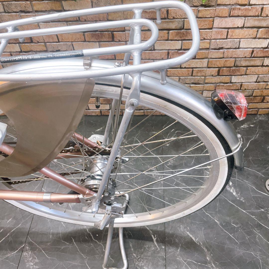 【79】電動自転車 Panasonic 薄ピンク 24インチ