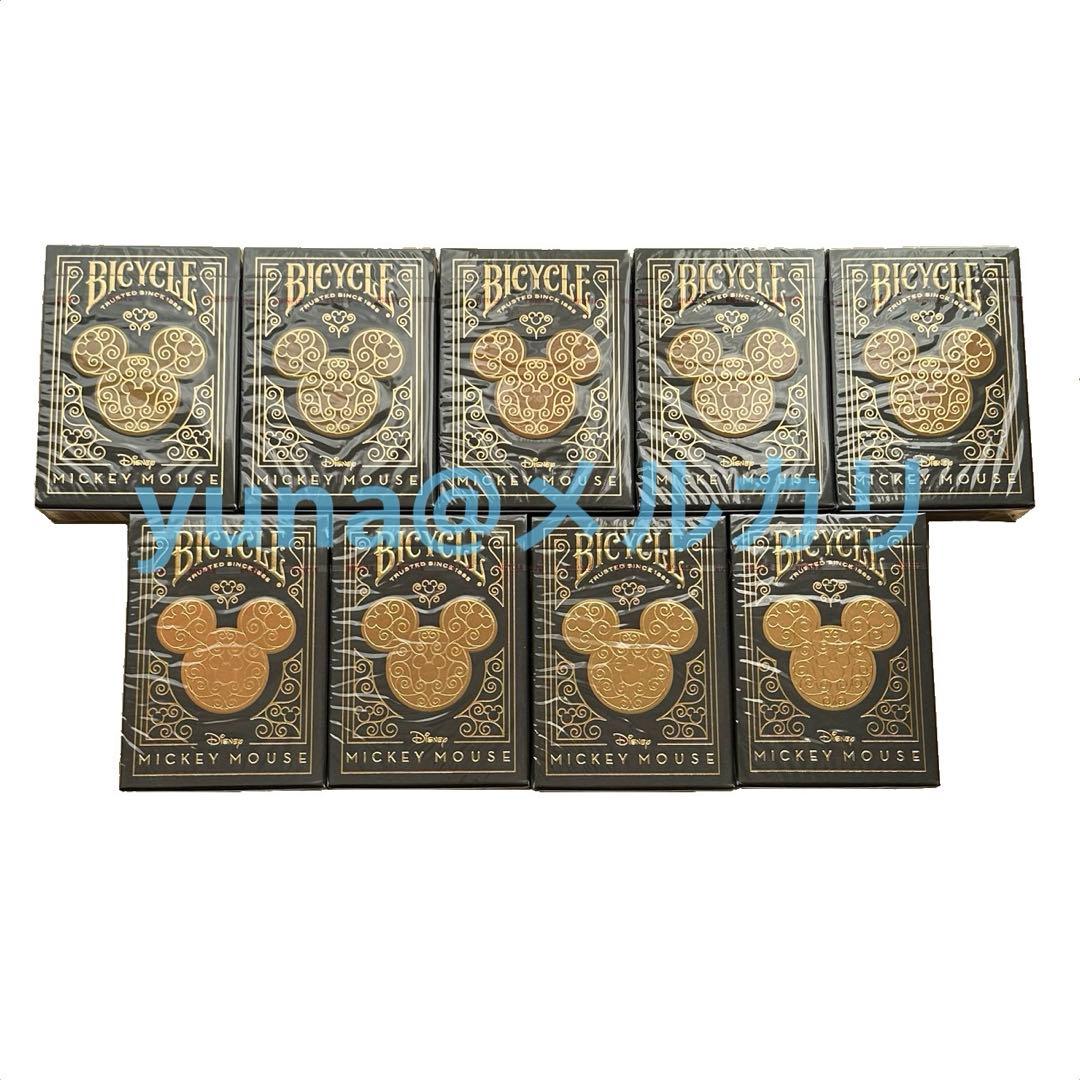 バイシクル バイスクル ディズニー ミッキーマウスデック ゴールドホイル 9点