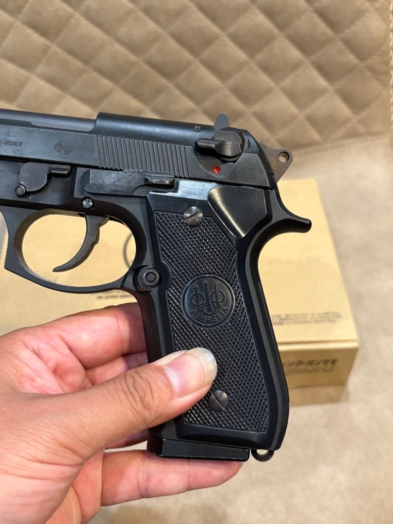 ※ジャンク ウェスタンアームズ ベレッタM92FS カーボンブラック HW