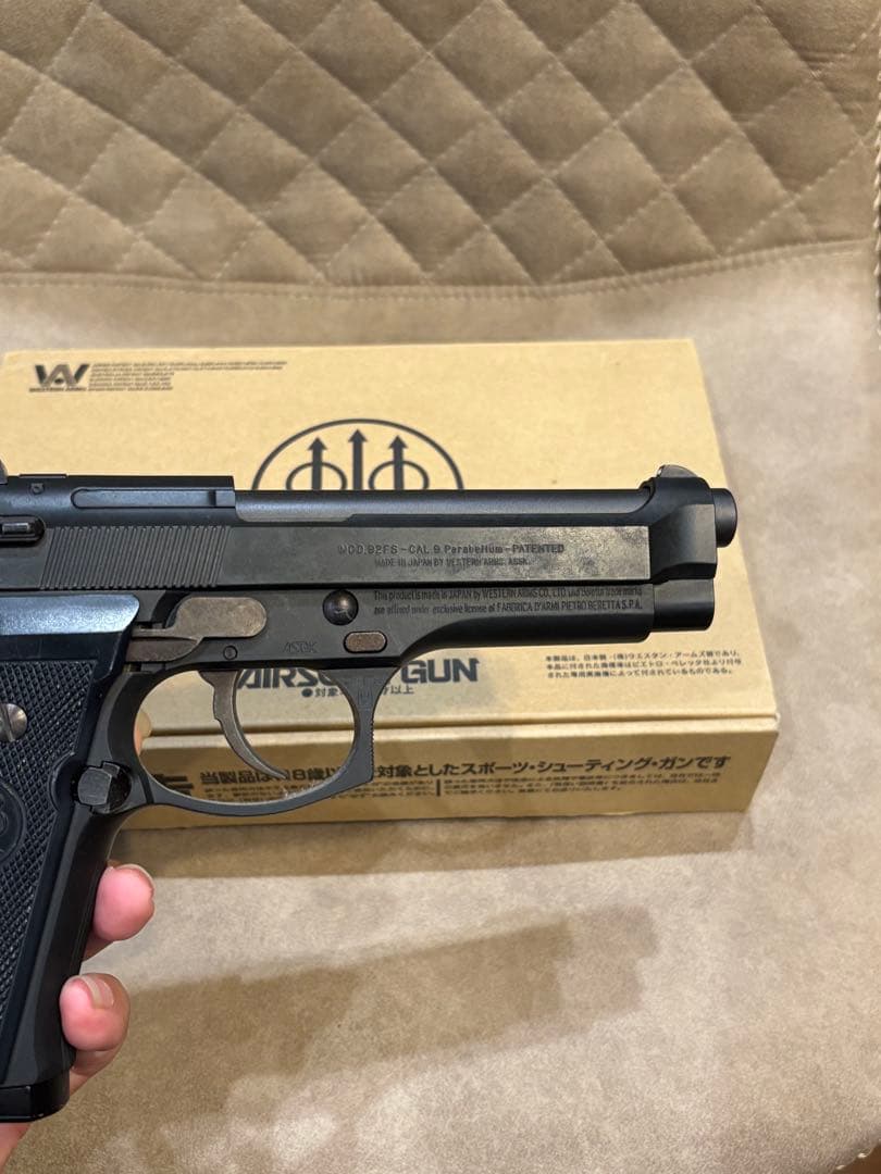 ※ジャンク ウェスタンアームズ ベレッタM92FS カーボンブラック HW