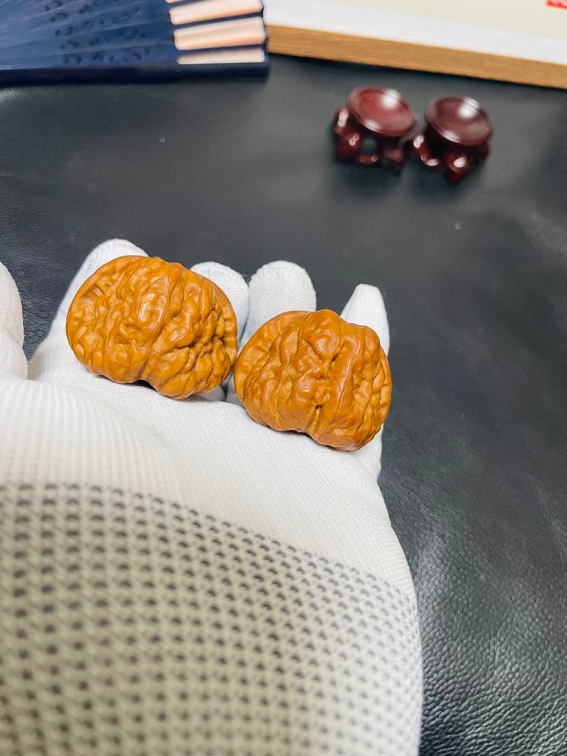 ❤️No.421遊ぶクルミ　文玩核桃 满肉肥蛙（店主1年育てた)