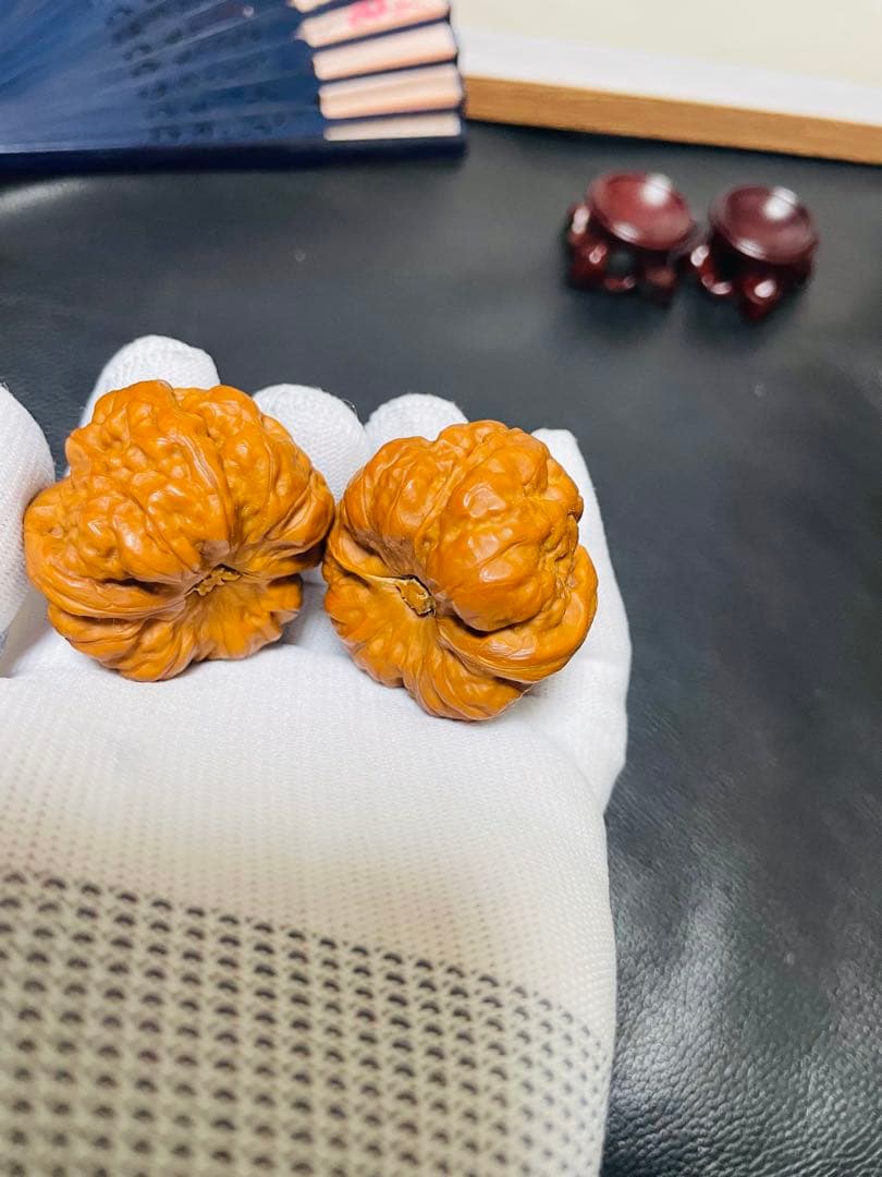 ❤️No.421遊ぶクルミ　文玩核桃 满肉肥蛙（店主1年育てた)