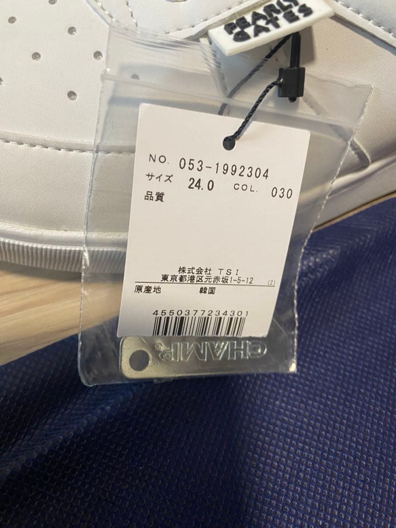 新品 パーリーゲイツ ゴルフシューズ 24センチ 白 ホワイト