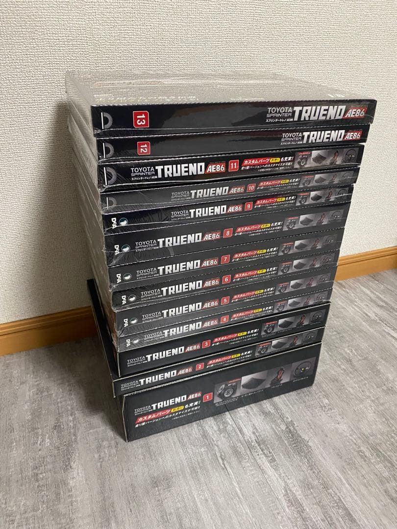 DeAGOSTINI AE86 1/8 全110号＋カスタムパーツ 未使用