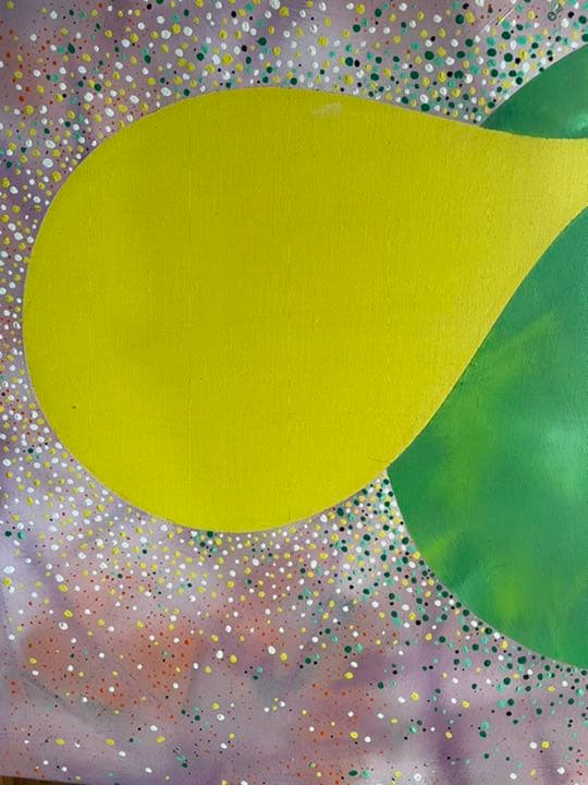 油絵　現代アート　光合星　作者　あんどうまさひろ　油彩画