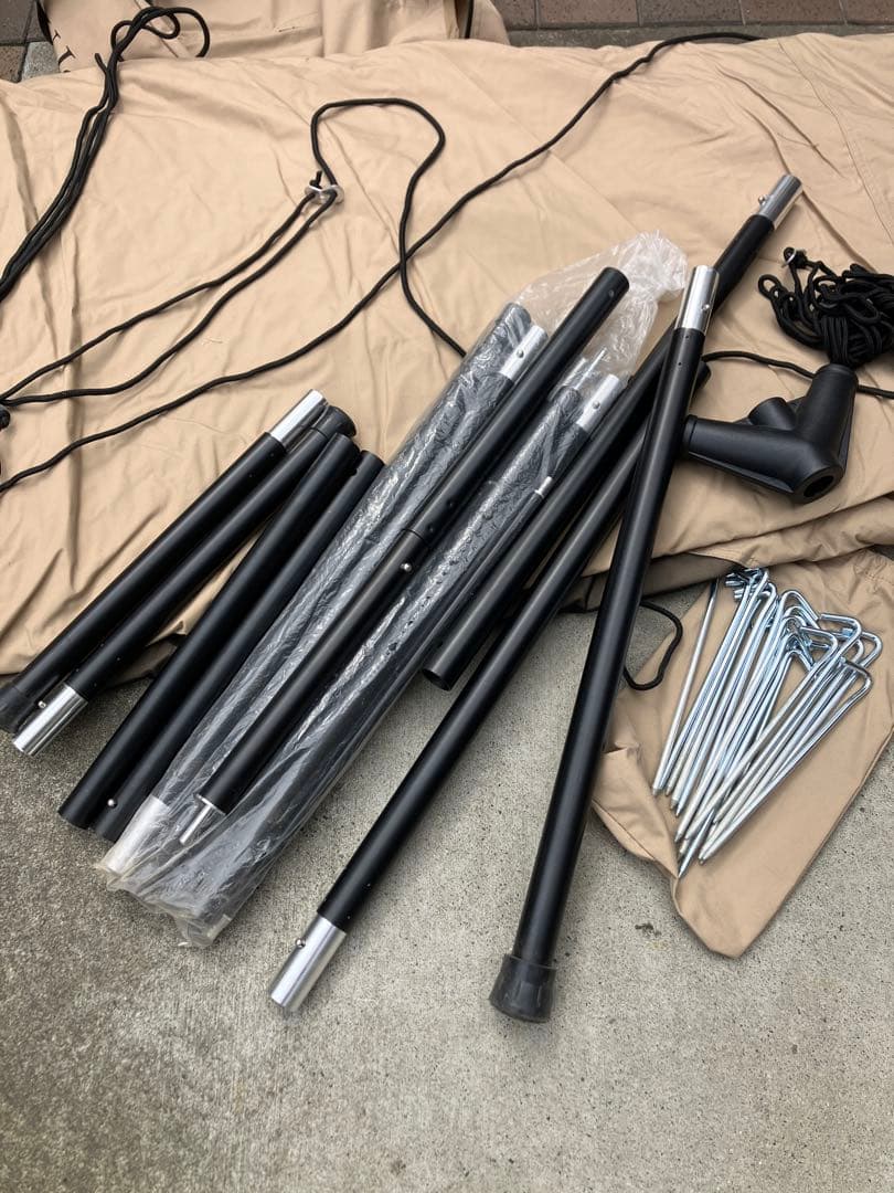 美品ユージャック　サーペントtc インナーテント・マット　グラウンドシートセット