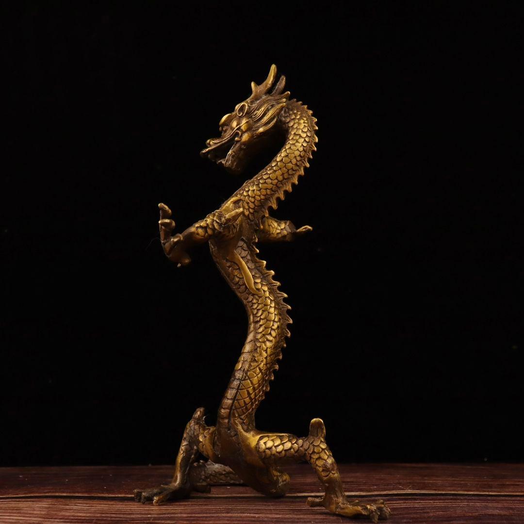 竜 五爪金竜 銅製品 装飾品 工芸品美術品 置物