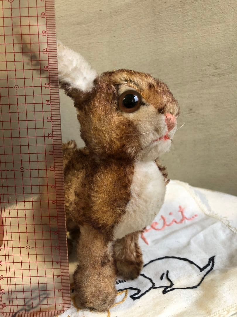 アンティーク シュタイフ 大きいお目々のうさぎちゃん ドイツ製 Steiff