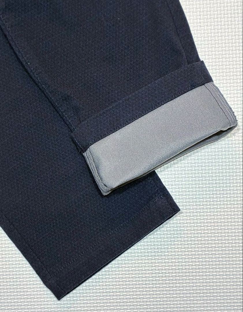 パーリーゲイツ ドビーピラミッド 表ピーチボンディング5Pパンツ（NAV／5）