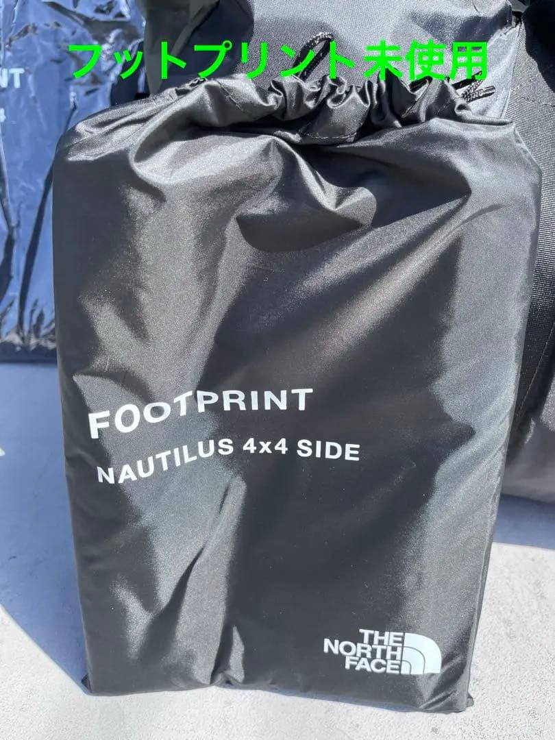 ノースフェイス　ノーチラス4×４　ルーフプリント、フットプリント付2ルームテント