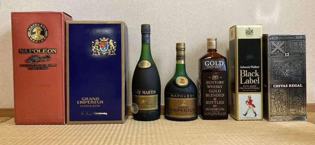 古酒7本　ジョニーウォーカーなど