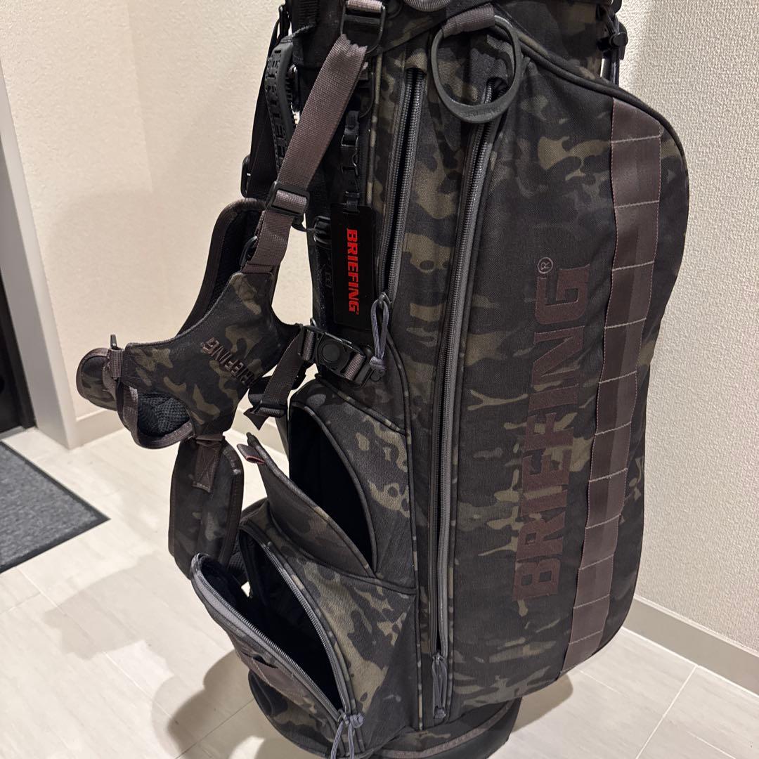 ブリーフィングゴルフキャディーバックCR-4#02 マルチカムブラック