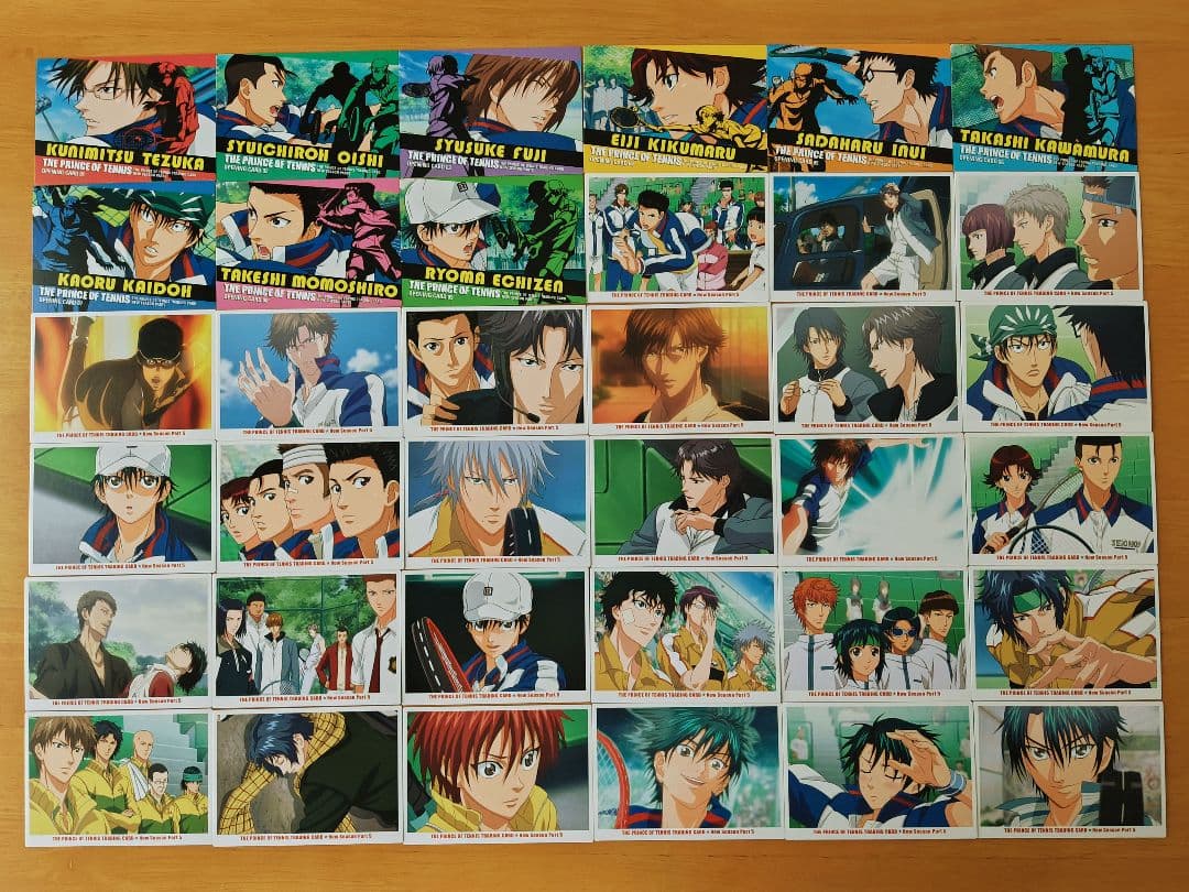 d*4様 テニスの王子様トレカ　New Season Part 1〜Part 5