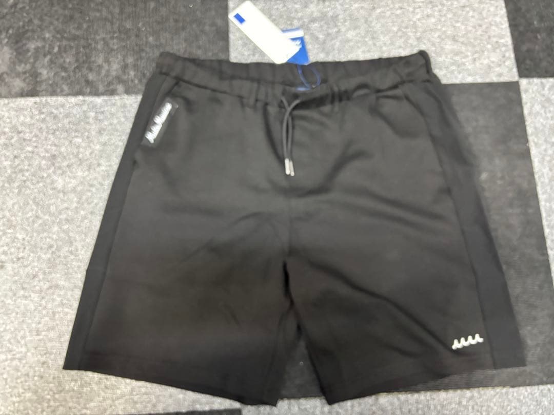 MUTAMARINE ブラックポロシャツ＆ショートパンツセットアップ