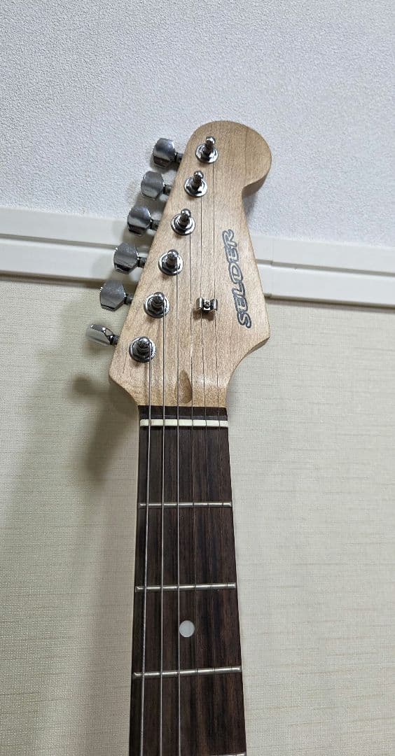 美品 Selder セルダー ストラト イエロー