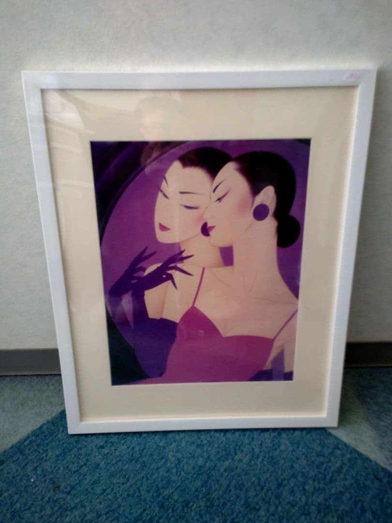 鶴田一郎 複製画　絵画　2作品