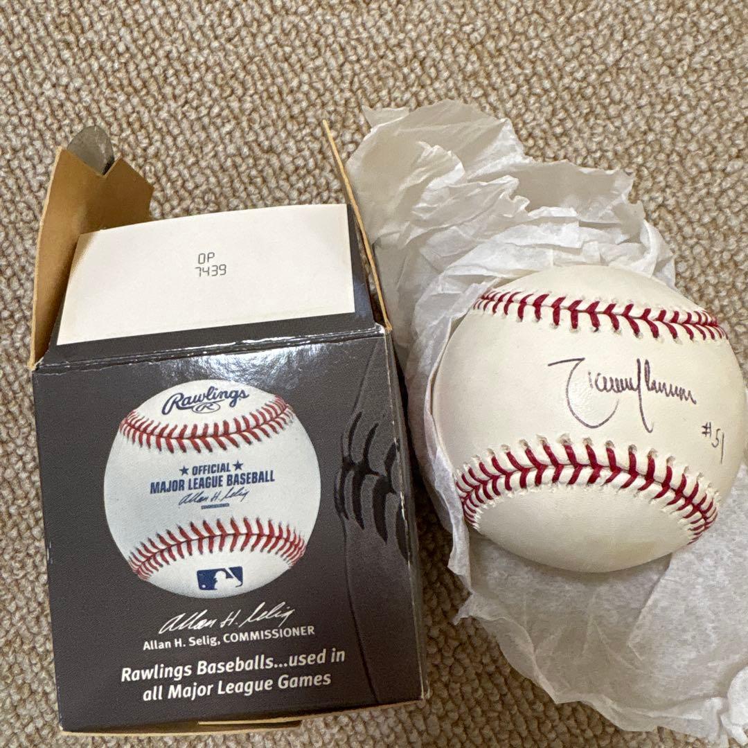 ランディ・ジョンソン直筆サイン入りボール★