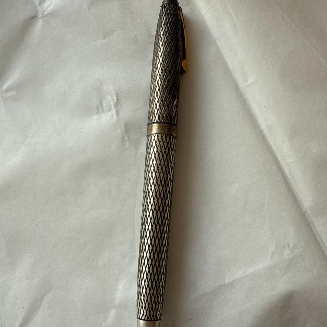 SHEAFFER 万年筆 STERLING SILVER インペリアル 14K