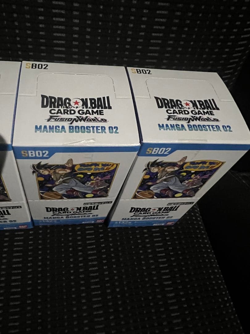 3box 新品未開封　テープ付　ドラゴンボール　MANGA BOOSTER 02