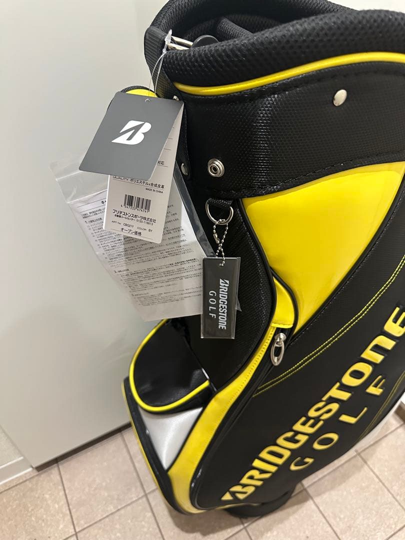 BRIDGESTONE GOLF キャディバッグ 黒／黄色