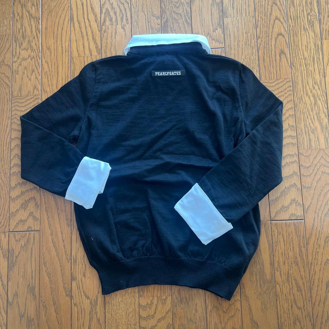 激レアPEARLY GATES ブラック セーター