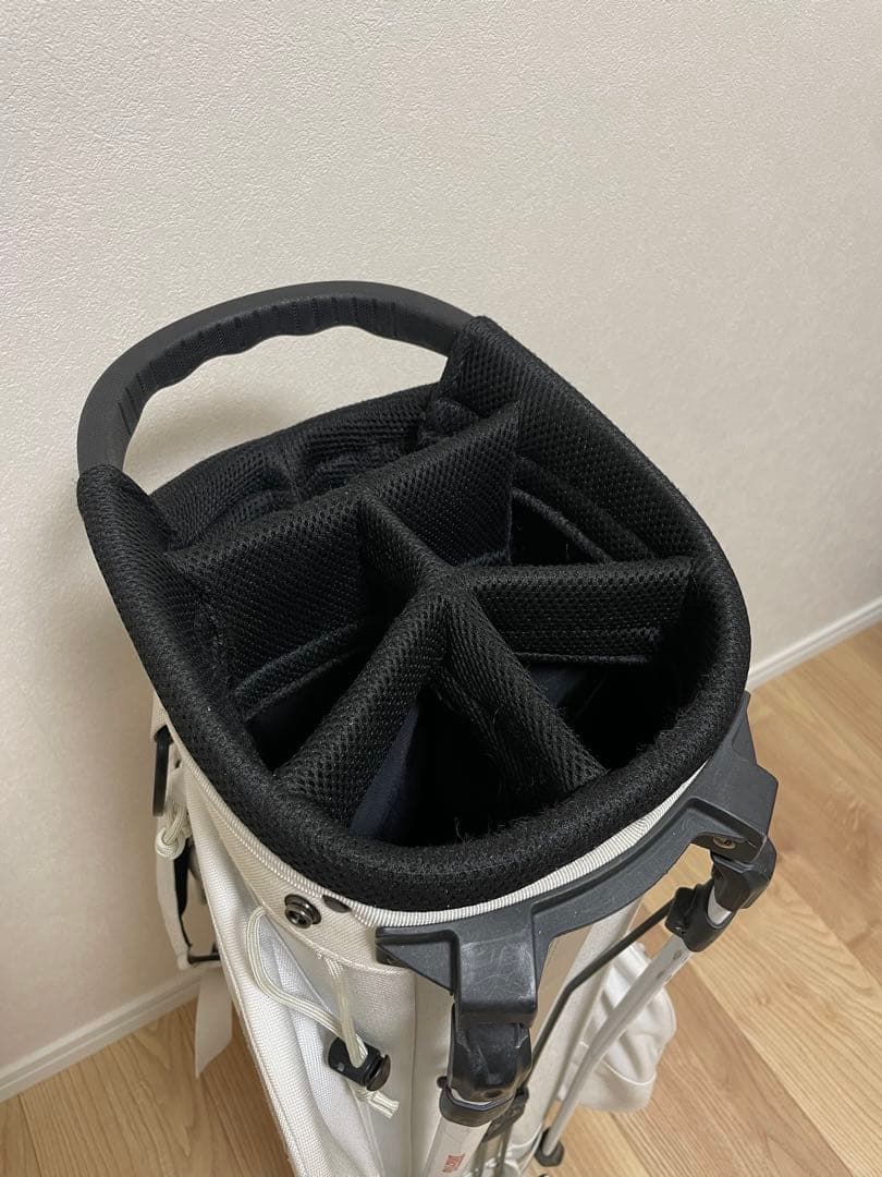 【希少】BRIEFING キャディバッグ CR-4 ホワイト ホリデー 限定 白