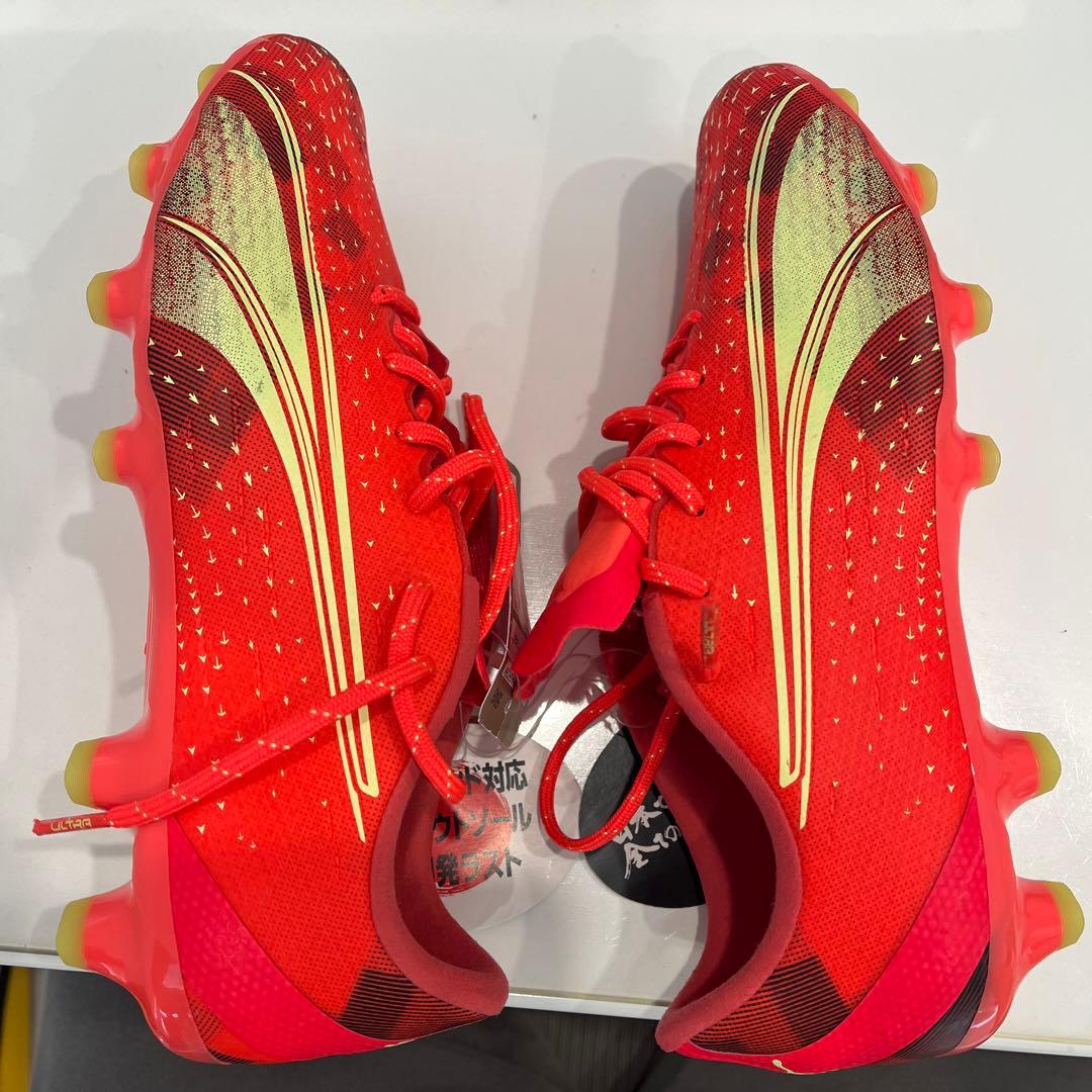 PUMA プーマ　ULTRA サッカーシューズ 24.0cm レッド
