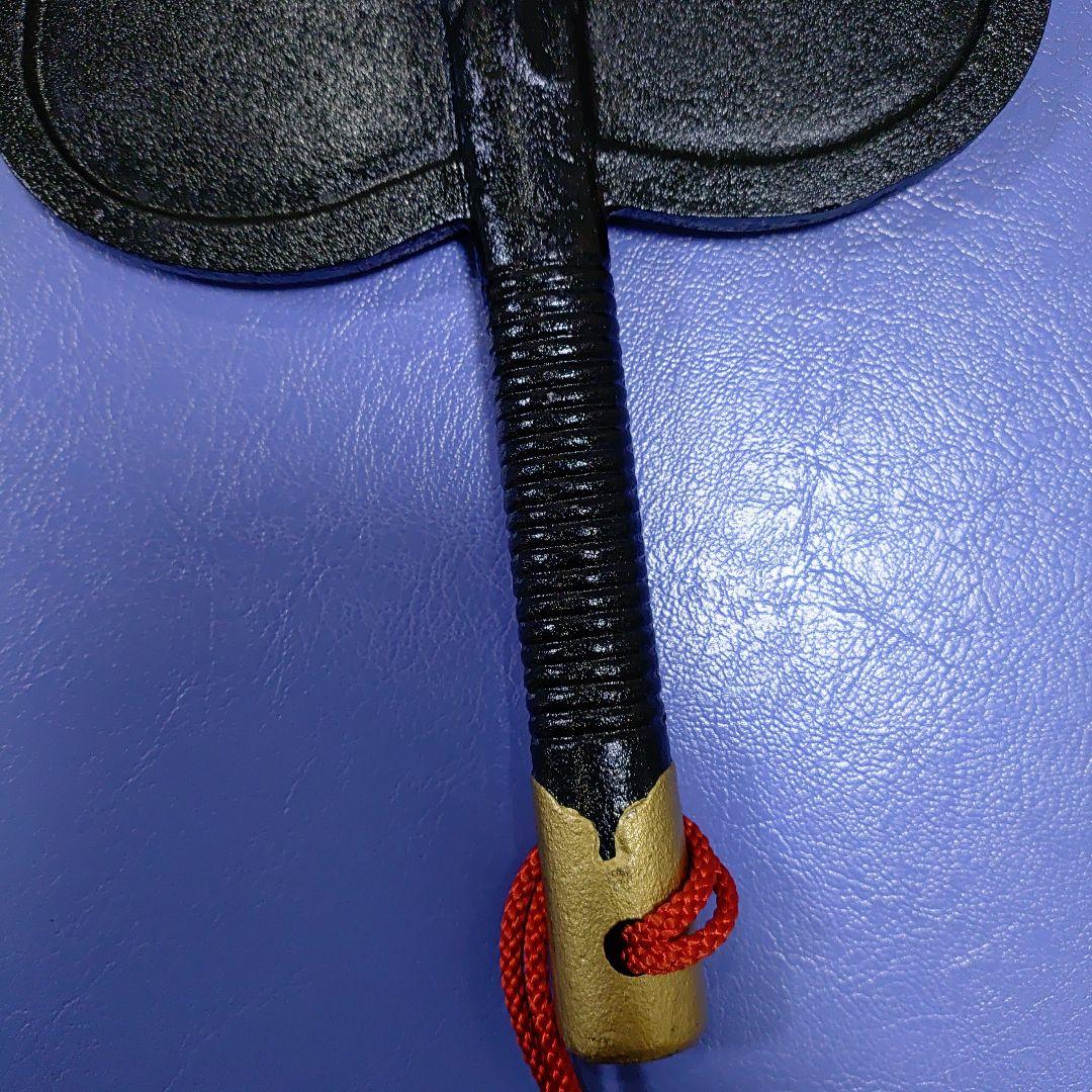 風林火山の軍配　武田信玄　鉄製軍配