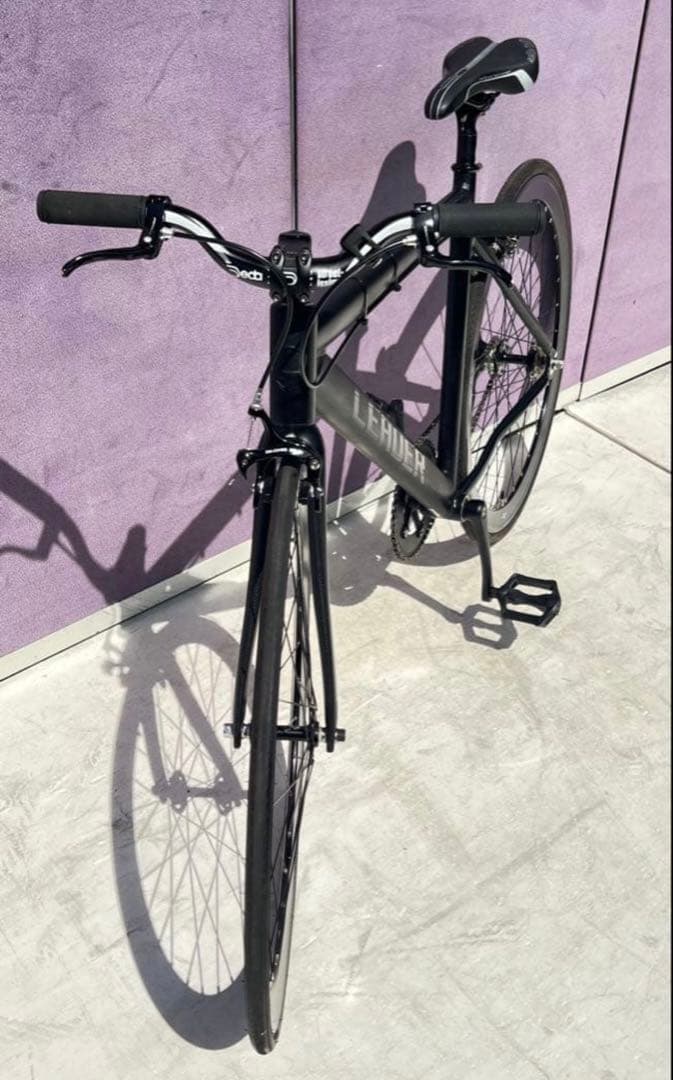 LEADER シングルスピードバイクブラック1805TR 状態良