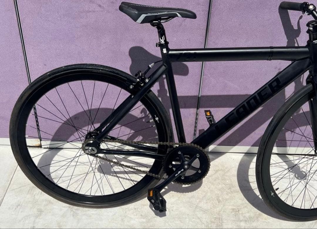 LEADER シングルスピードバイクブラック1805TR 状態良