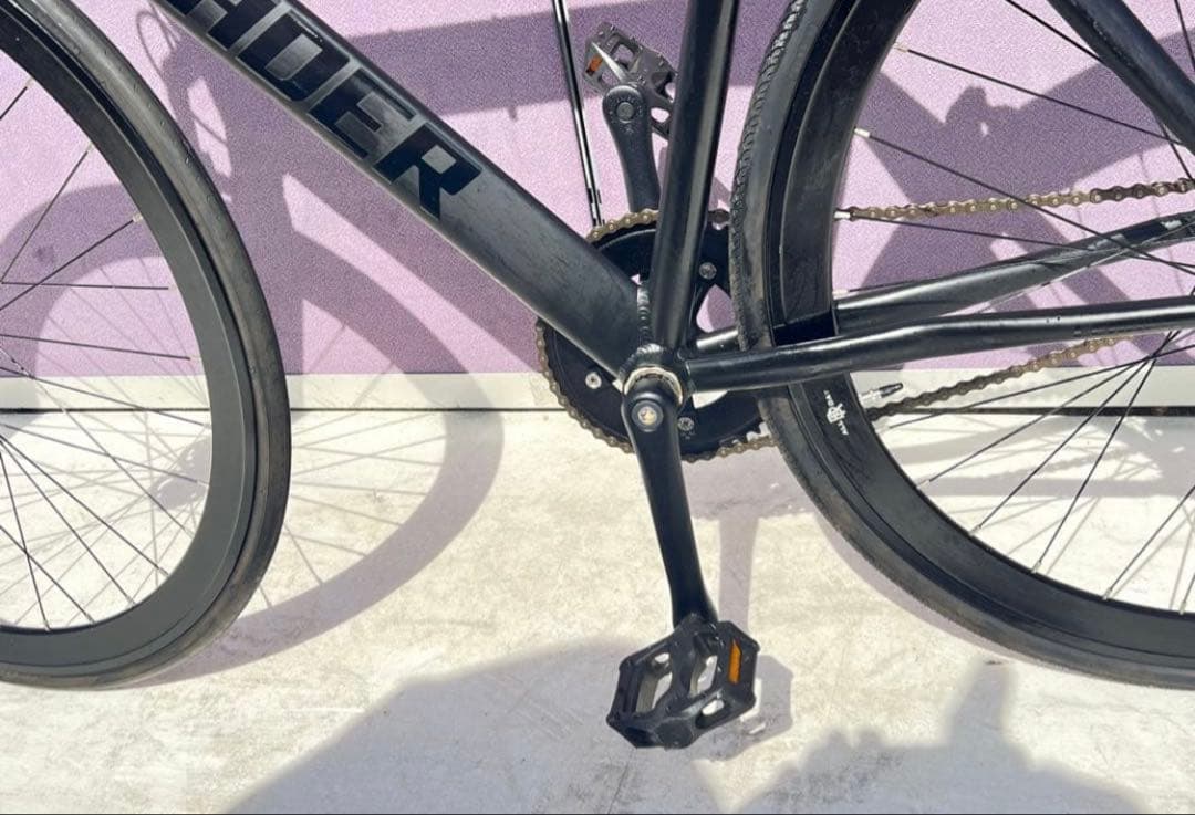 LEADER シングルスピードバイクブラック1805TR 状態良