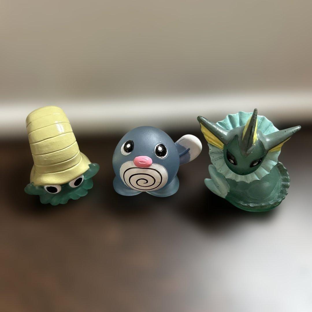 ポケモンキッズ 当時品 任天堂表記 クリア11点セットイーブイリザードシャワーズ