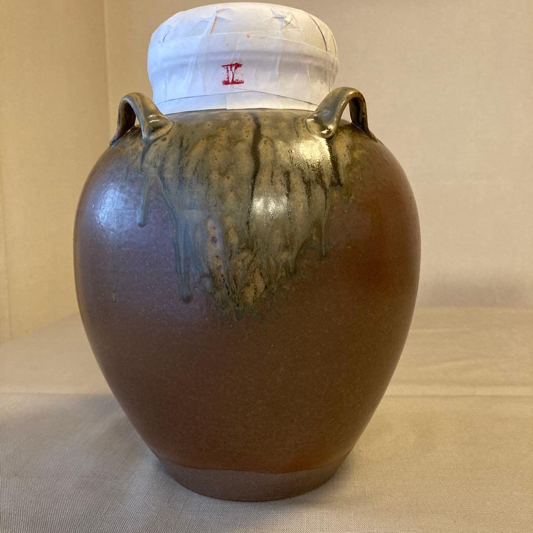 茶道具 飾り壺　口切　丹波焼　信水窯