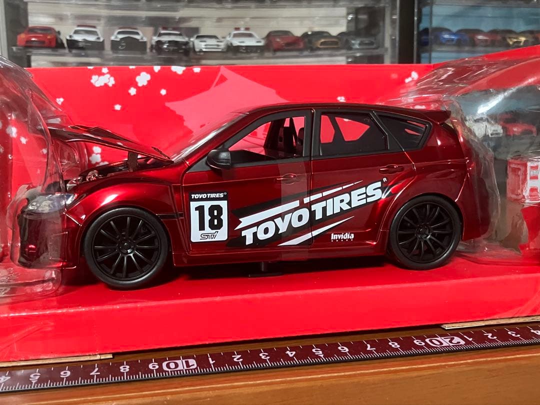 ミニカー JDM TUNERS 2012 SUBARU IMPREZA WRX STI