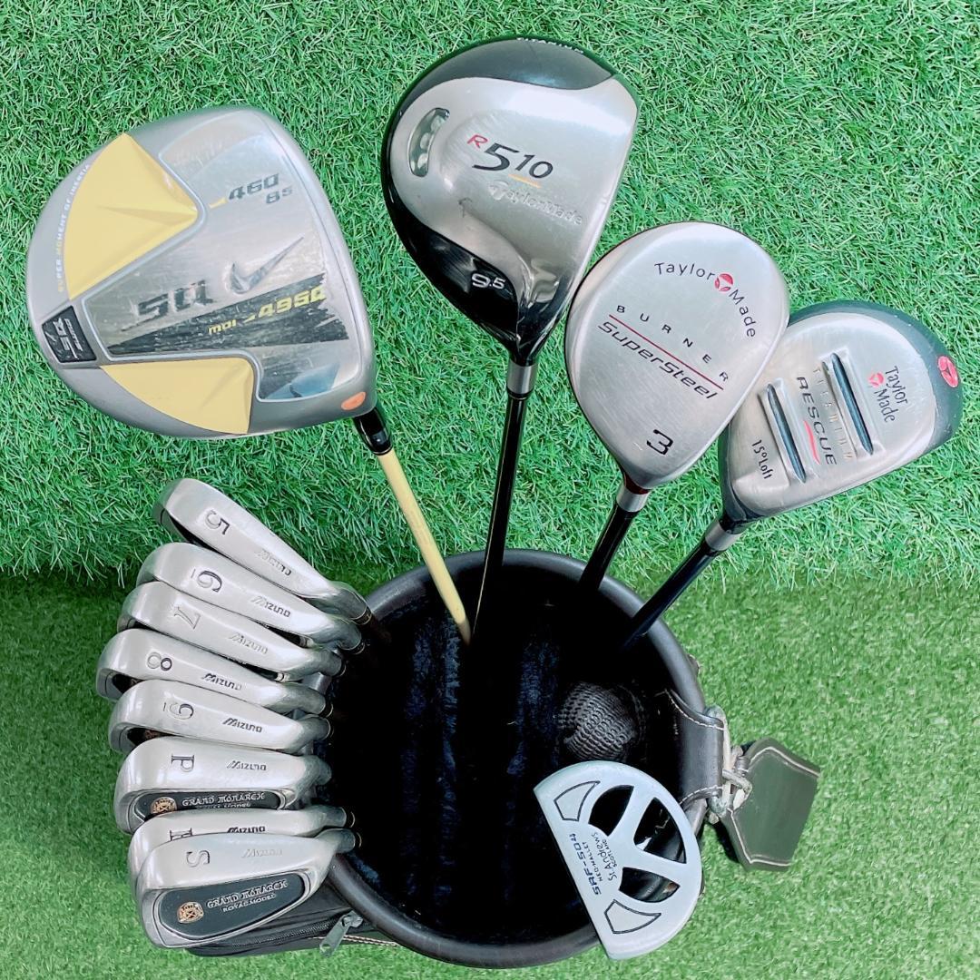 NIKE SQ460 R510 メンズ ゴルフクラブセット 13本　N2215