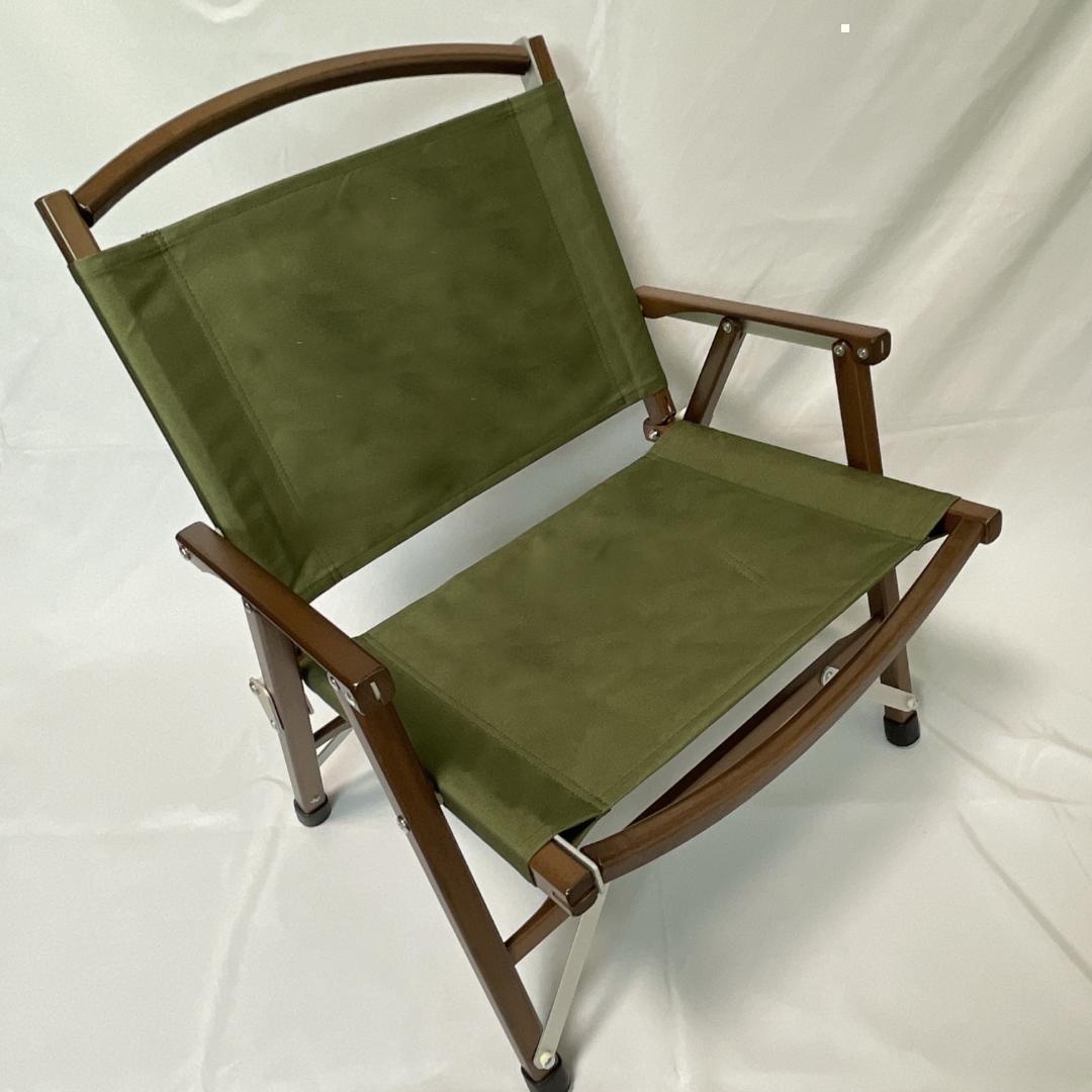 オーク材 カーミットチェア同規格品 ウォールナット カーミット風 グリーン 新品