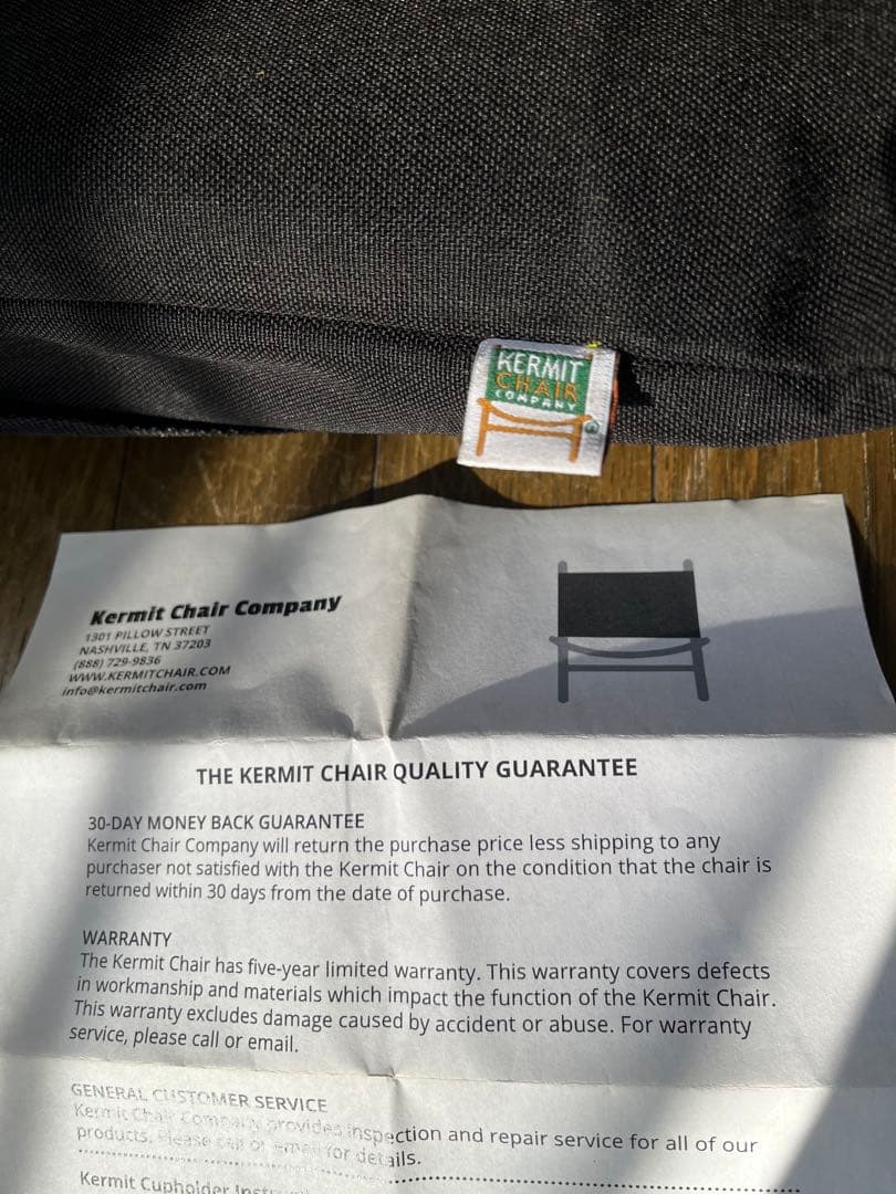 カーミットチェア ブラック　Kermit Chair アウトドアチェア　正規品