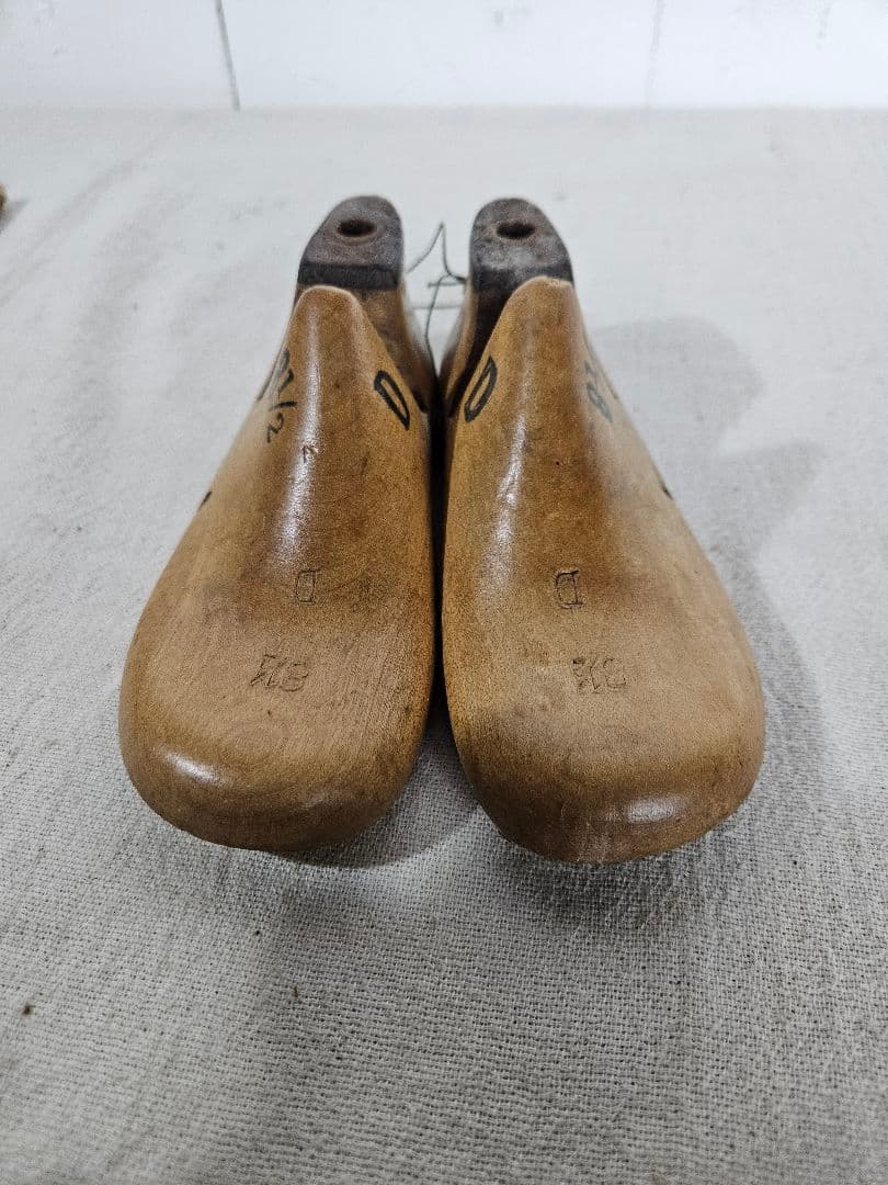 英国アンティーク 古い木のシューモールド 木製 ラスト 子供用 1956s