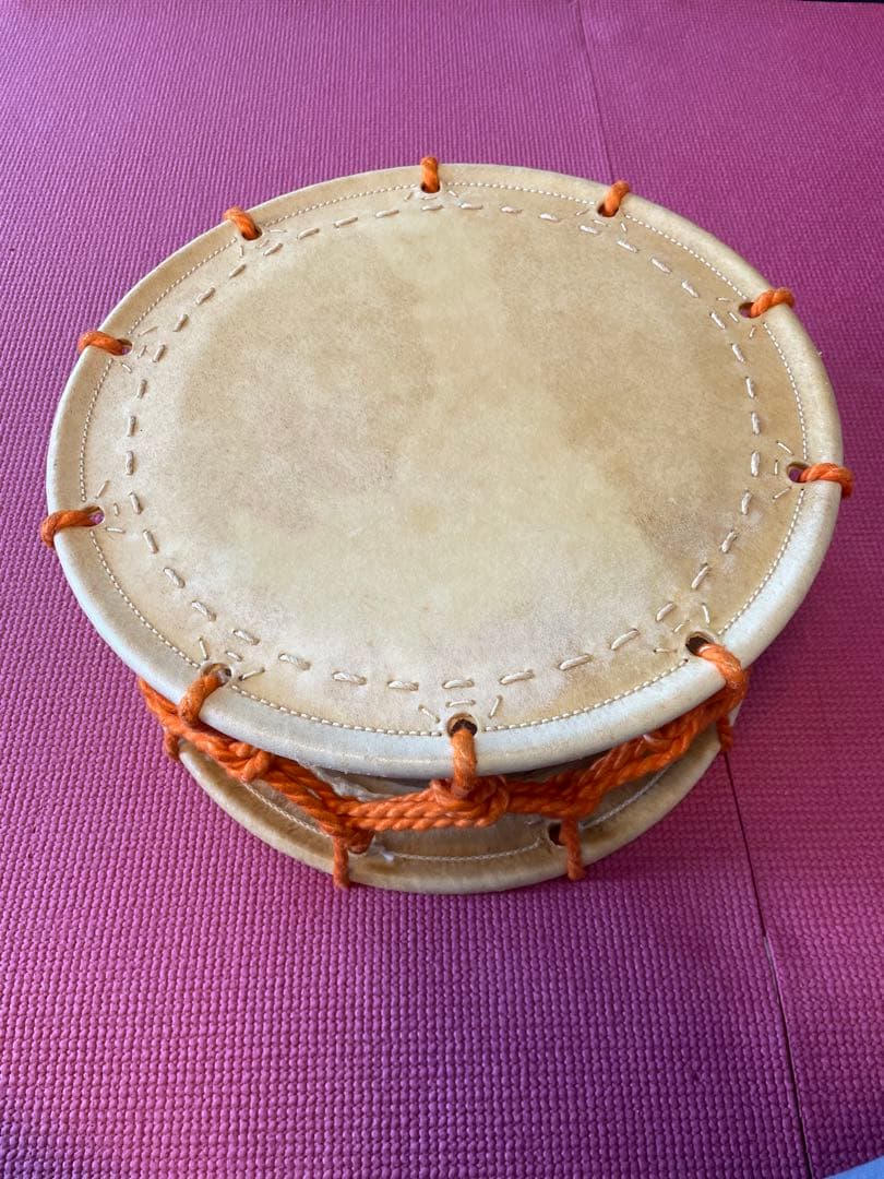 美品⭐︎和太鼓 木製胴体 本皮打面 バチ付き